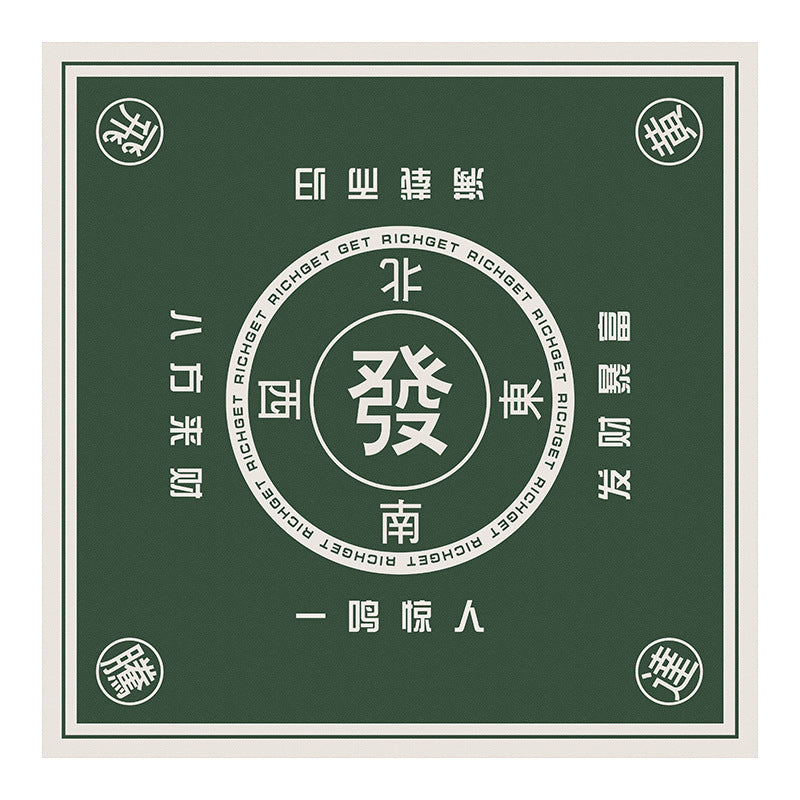 Tablecloth no-wash new arrival new year mahjong table special table mat sound insulation thickenednon-slip new chinoiseriewinter tablecloth