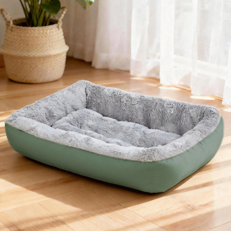 Pet cat bed winter warm dog bed sofa pet bed soft anti-scratch teddy kitten puppy universal
