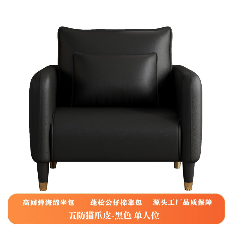 new living room sofa - compact size, ideal for rentals, hotels, apartments, two-seater, three-seater fabric sofa - also suitable for clothing stores