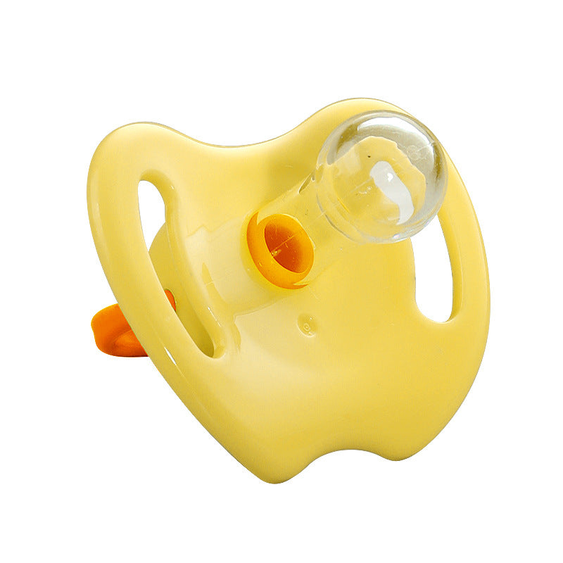 English card baby print pacifier cartoon silicone sleeping pacifier newborn baby comfort pacifier