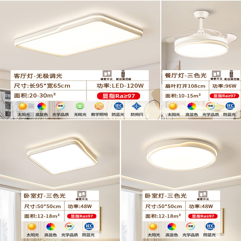Full spectrum led eye protection Zhongshan home improvement lighting modern simple wind decoration company warm living room ceiling lamps