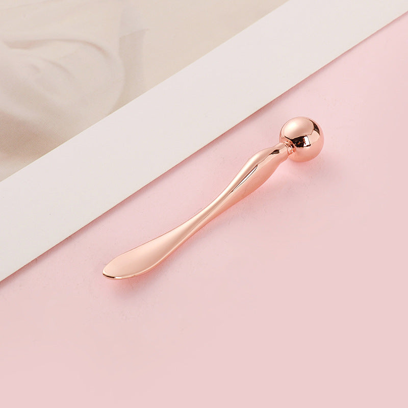 Zinc alloy big head eye cream stick metal eye massage stick eye cream introduction lifting eye cream beauty massage spoon stick