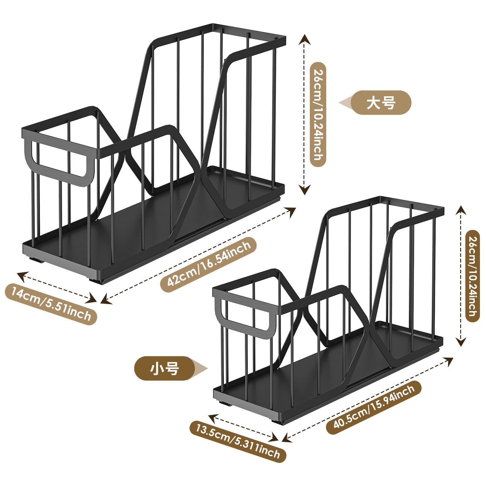 Household Kitchen Pot Storage Box Cabinet Pull Basket Seasoning Storage Drawer Organize Basket Pull Down Sink Shelf