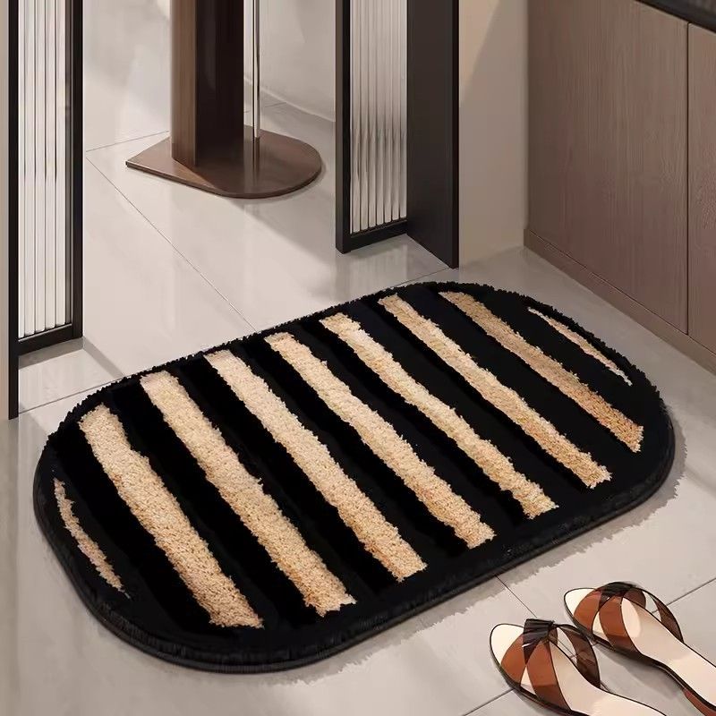 Bathroom absorbent mat, bathroom floor mat, for home door entrance non-slip foot mat, toilet bathroom quick-drying carpet door mat
