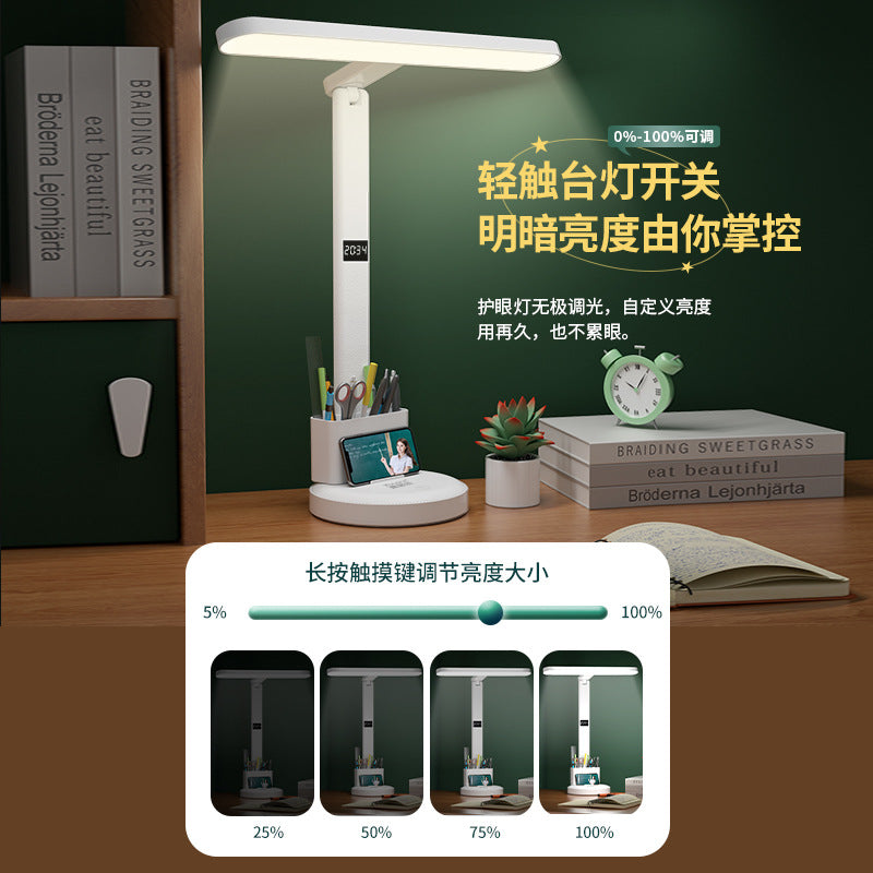 German-engineered eye-care desk lamp - aa grade, designed for students and children, ideal for writing, reading, and bedside use - anti-myopia
