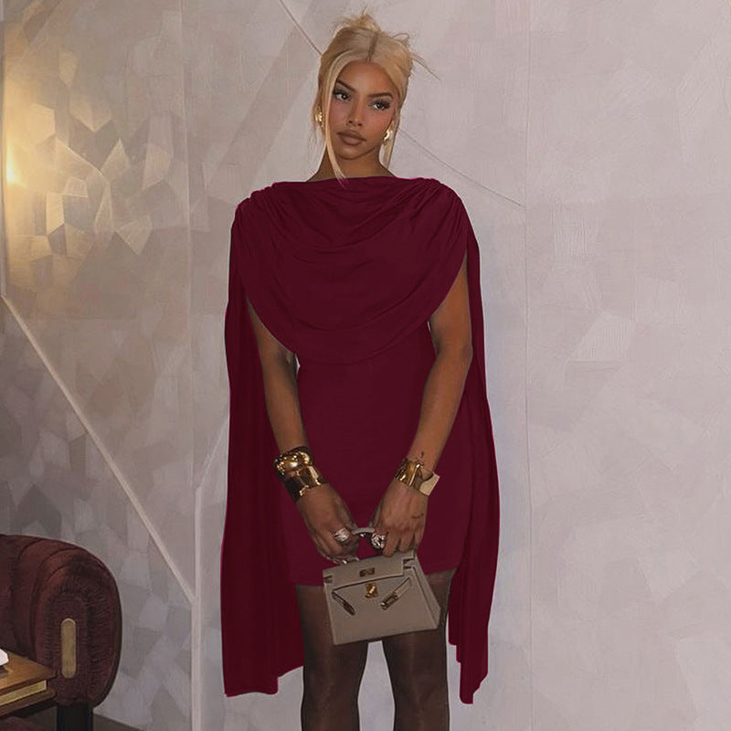Q25ds070 new african women's fashion: sexy off-the-shoulder mini dress - premium quality, high-end nightclub style