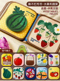 【fruit and vegetable recognition】tear-resistant cloth book