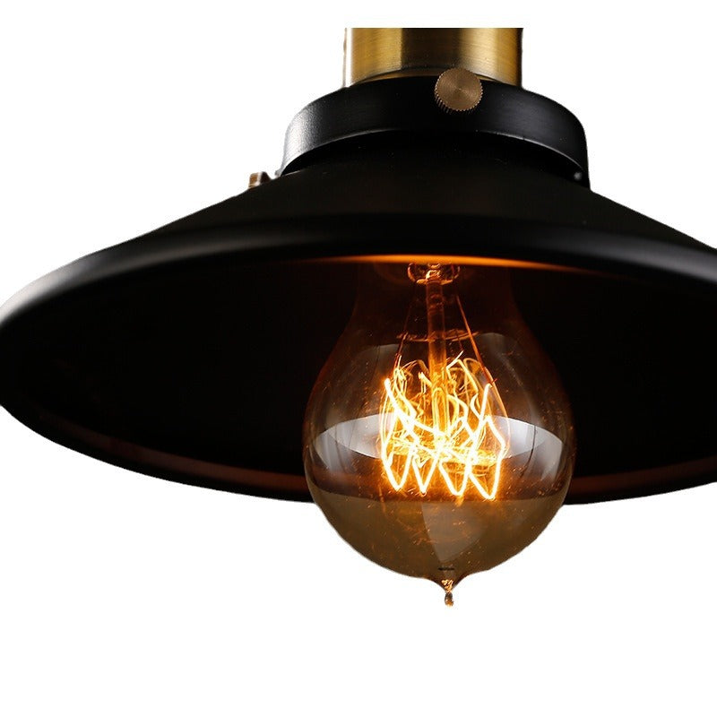 Cross-border  industrial style retro wrought iron small chandelier creative worker decoration personalized balcony aisle corridor lamps