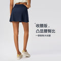 Summer fake two-piece sports skirt for women to cover crotch slimming look lined tennis skirt ice-like quick-drying yoga skirt d25010