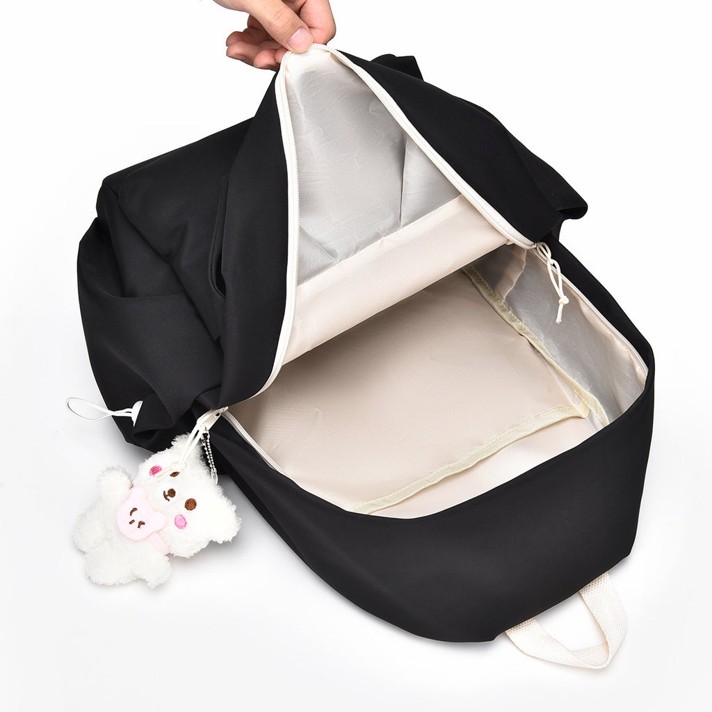 New simple and versatile backpack Mori large-capacity schoolbag Korean version of junior high school student casual backpack printing