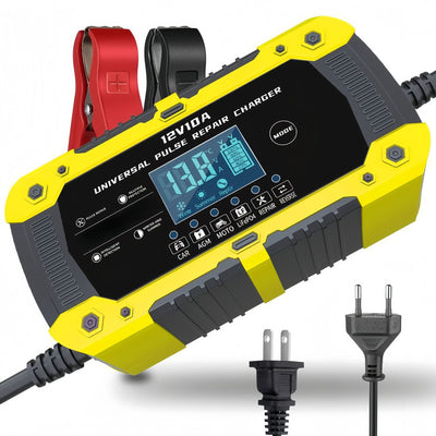 Car battery charger 12v10a charger motorcycle charger 14.6v10a battery charger