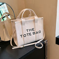 Women's shoulder bag 2025 new style minimalist casual large capacity handbag crossbody bag cross-border letter print tote bag