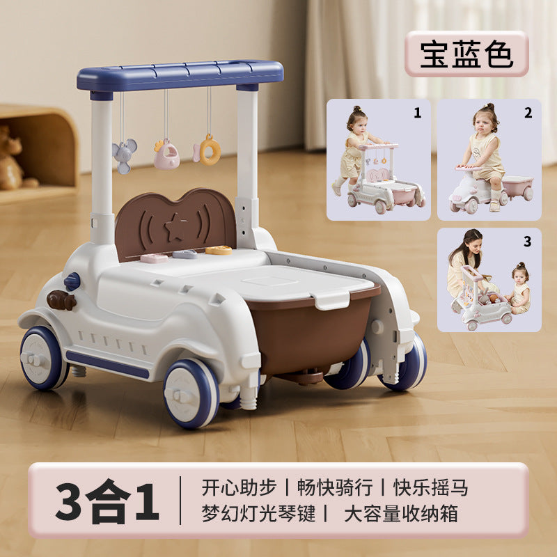 Flexible Smooth Body Enhanced Load Bearing Lighting Music Hidden Storage Boxes Free Turning Children's Toys