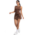 European and american new backless nude feel yoga bodysuit tennis skirt outdoor sports running skirt women's fitness bodysuit