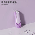 Lf-single nail clipper-purple