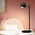 Minimalist chic bedroom bedside table lamp - decorative warm ambient light, high-end night light, unique atmosphere lamp