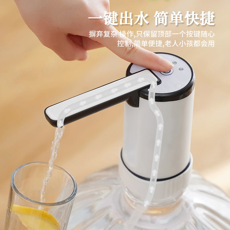 One-touch water dispenser for instant, refreshing hydration. features a foldable, food-grade silicone tube for safer and more reliable use