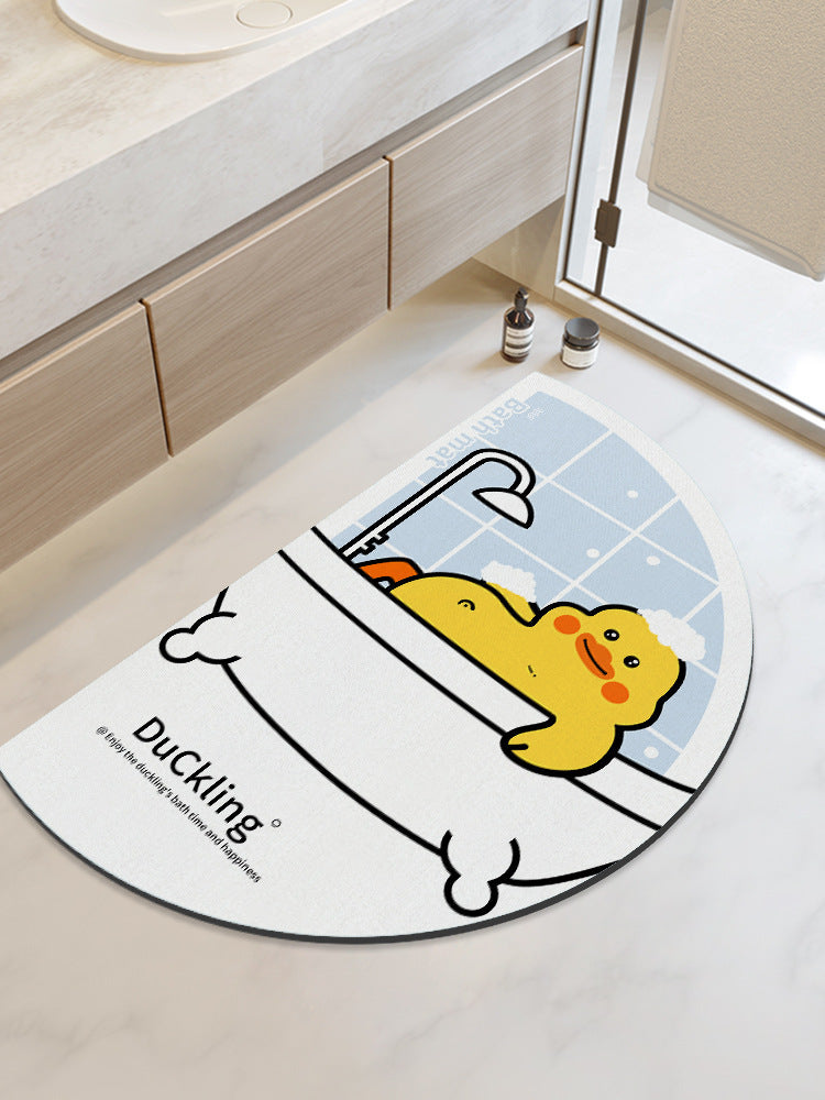 Distribute diatom mud absorbent mat bathroom floor mat toilet bathroom door step foot bath non-slipfor home