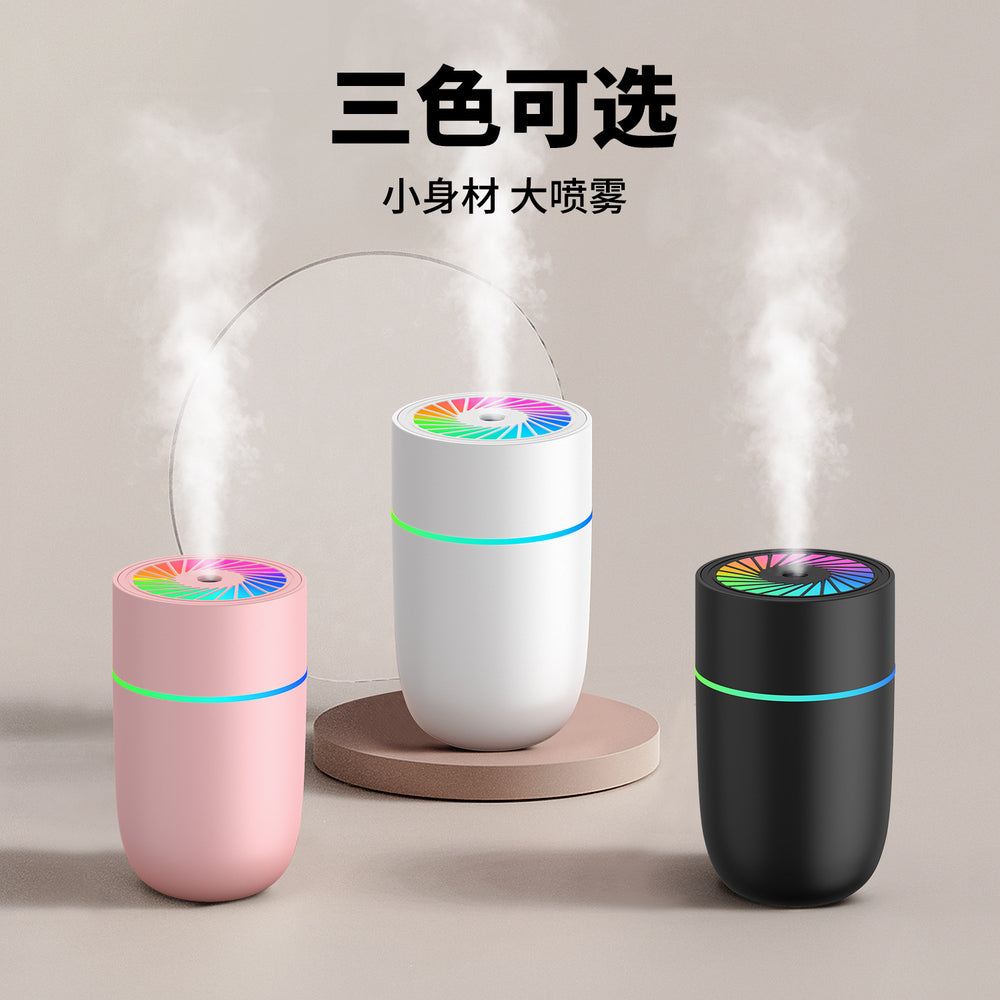 new arrival horse racing humidifier portable car air purifier for home large fog volume colorful humidifier
