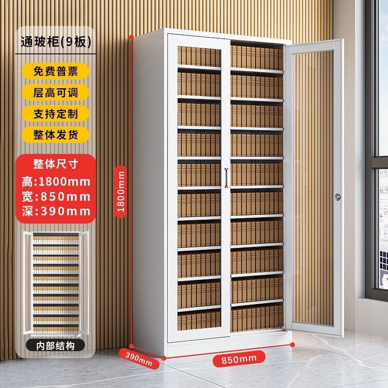 Steel file cabinet office file financial voucher storage cabinet iron locker drawer storage cabinet