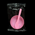 Beauty mask tool set - 2 piece individually packaged spa mask bowl and spatula set - mask spatula & plastic bowl