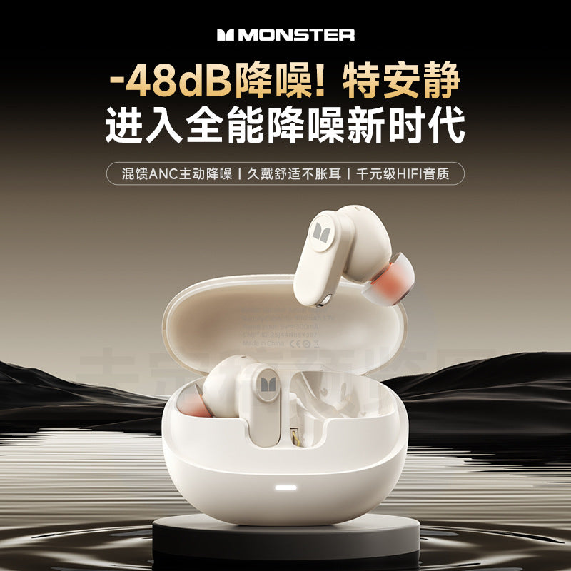 Monst m300 wireless tws bluetooth earbuds - high-fidelity audio, noise-canceling, in-ear design for sports - cross-border e-commerce