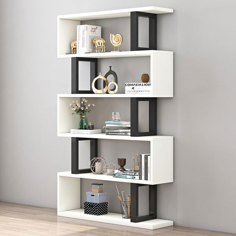Bookshelf, storage rack, freestanding iron art living room partition, storage and display shelf, modern minimalist children's multi-layer storage cabinet