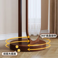 Full-length mirror, rotating mirror, dressing mirror, full-length floor mirror, movable, with coat rack, all-in-one clothes rack, fitting mirror