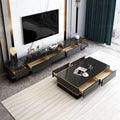 Accessible luxury slate tv cabinet coffee table modern casual living room for home creative small apartment scandinavian telescopic tv cabinet