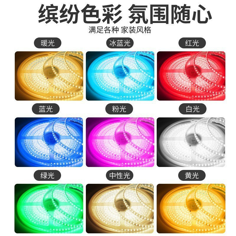 LED light with 12V/24V automotive led waterproof light with low voltage outdoor engineering sleeve light strip advertising light box