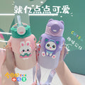 High-value, fun-themed kids' thermos: 316 stainless steel cartoon design, perfect for school, with straw for boys and girls