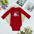 Original overstock: european & american style christmas romper for infants & toddlers - unisex, newborn, 100% cotton, one-piece crawling suit