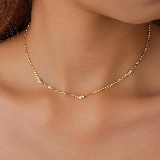 Amazon cross-border new arrival necklace: women's fashionable, elegant, and chic french-style choker - perfect for everyday wear and work