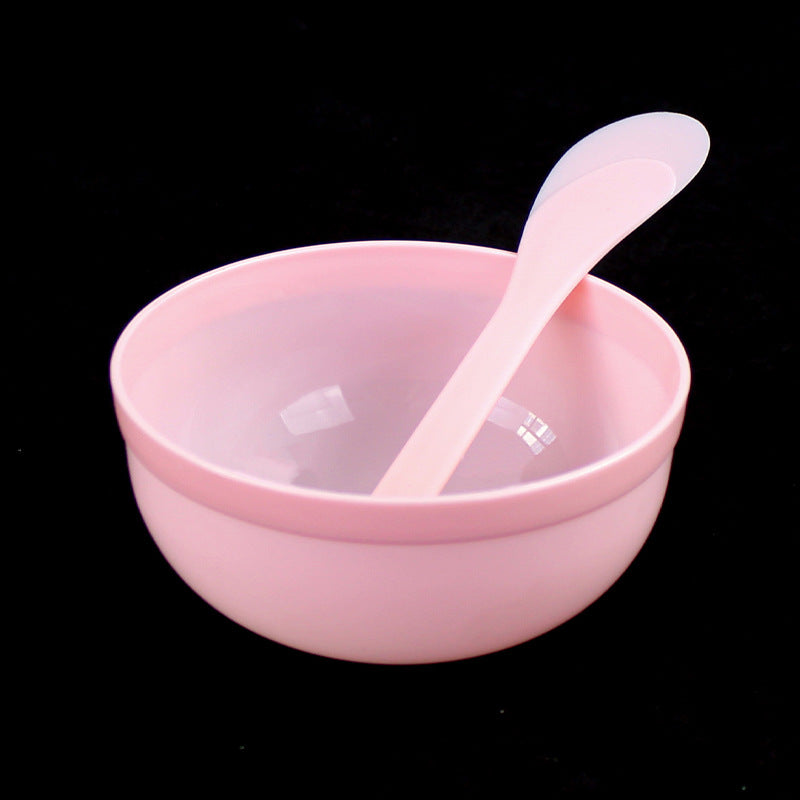 Beauty mask tool set #4: mask bowl + mixing spoon & spatula, makeup bowl, beauty supplies, spa mask mixing bowl set