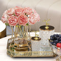 Luxury-style creative hydroponic glass vase - high-end living room & dining table decor - premium floral arrangement display piece