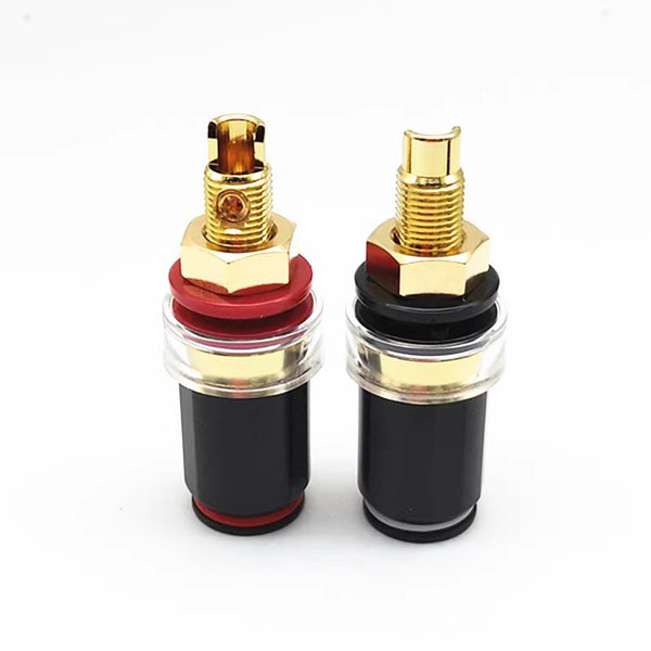 Speaker, power amplifier, speaker, banana plug, socket, solder-free paint terminal, copper-plated terminal block 50MM