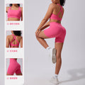 European and american summer cloud-like yoga set - tight-fitting, butt-lifting fitness outfit, two-piece gym running sportswear for women