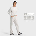 New air layer crew neck casual yoga long sleeve loose fit quick-dry drapey sports sweatshirt for women daw015