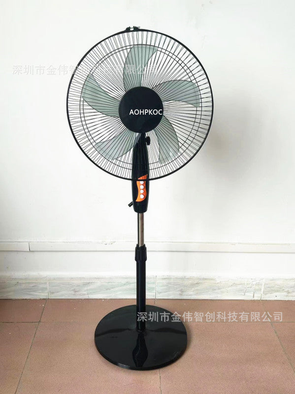 16inch for home electric fan intelligent floor fan high wind power shaking head vertical low noise small fan office cross-border