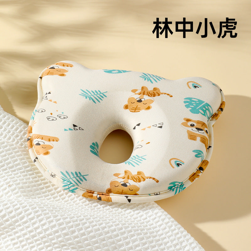 Baby head shaping pillow for 0-6 months and up - memory foam for newborns and infants - corrects head shape and prevents flat head syndrome