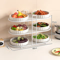 Kitchen multifunctional storage rack, dish rack, storage artifact, dishes, plates, spices, countertop, multi-layer simple tableware rack