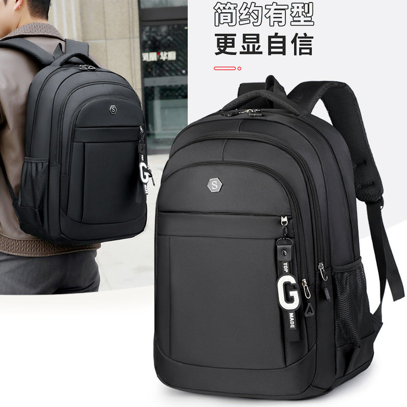 New Laptop Bag Men's and Women's Backpack Large Capacity Business Travel Backpack Premium Sense School Bag College Student