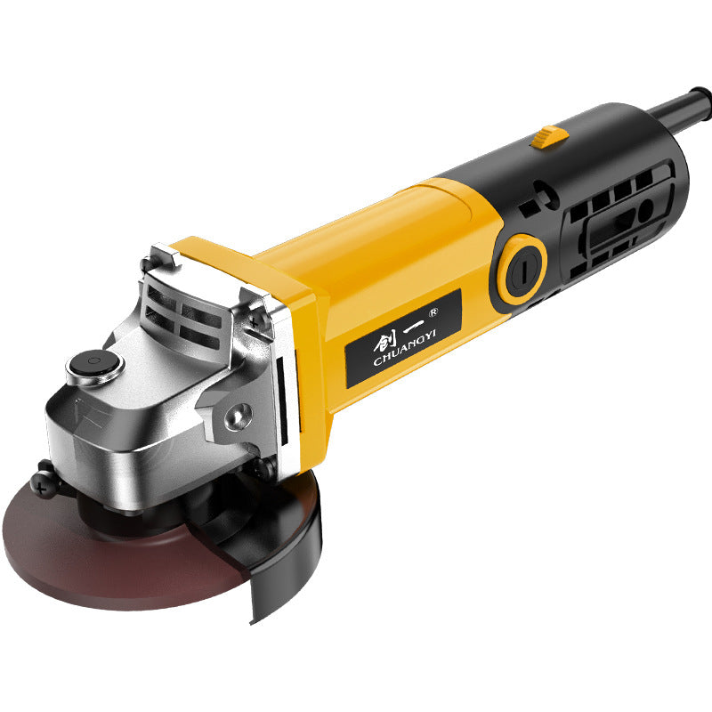 Chuangyi 220v high power angle grinder multi-function grinding and polishing cutting machine for home hand grinding wheel industrial grade