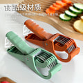 new arrival: stainless steel kitchen vegetable and fruit slicer - multi-functional vegetable salad and fruit slicer/cutter