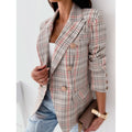 Red striped plaid