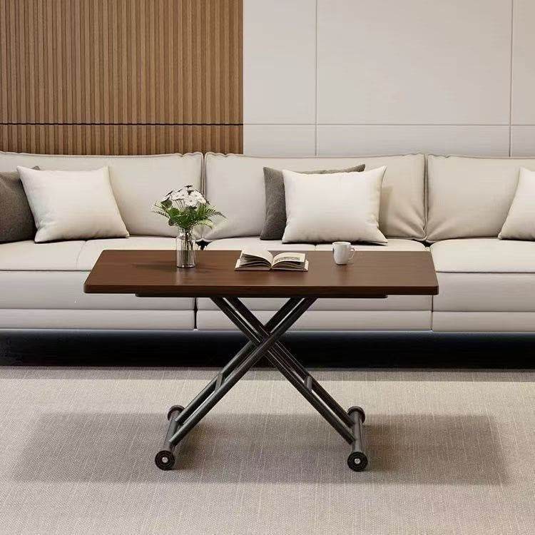 Lift coffee table and dining table dual-purpose lift two-in-one small apartment multi-functional dining table foldable coffee table movablefor home