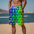 trending men's swim trunks, quick-dry swim shorts, casual athletic beach shorts, new european and american styles