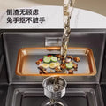 Double slag collection sink large single slot high quality stainless steel kitchen sink thickenedfor home dishwashing sink vegetable sink
