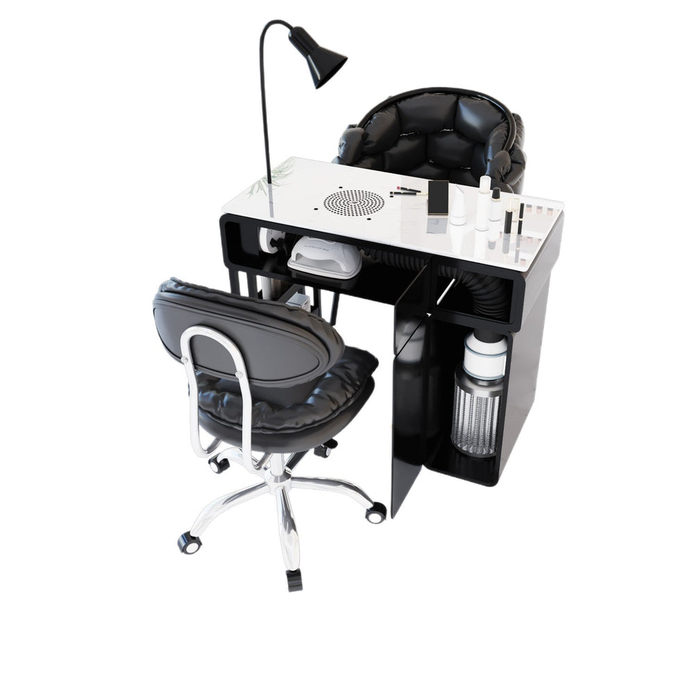 Manufacturer's new arrival widened porcelain manicure shop girls manicure table makeup chair multi-functional manicure table table and chair suit