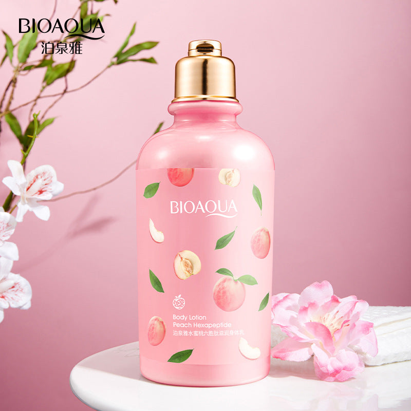 Boquanya Peach Lactic Acid Bacteria Body Lotion Hydrating Moisturizing Smooth Delicate Enhancing Skin Color Body Care